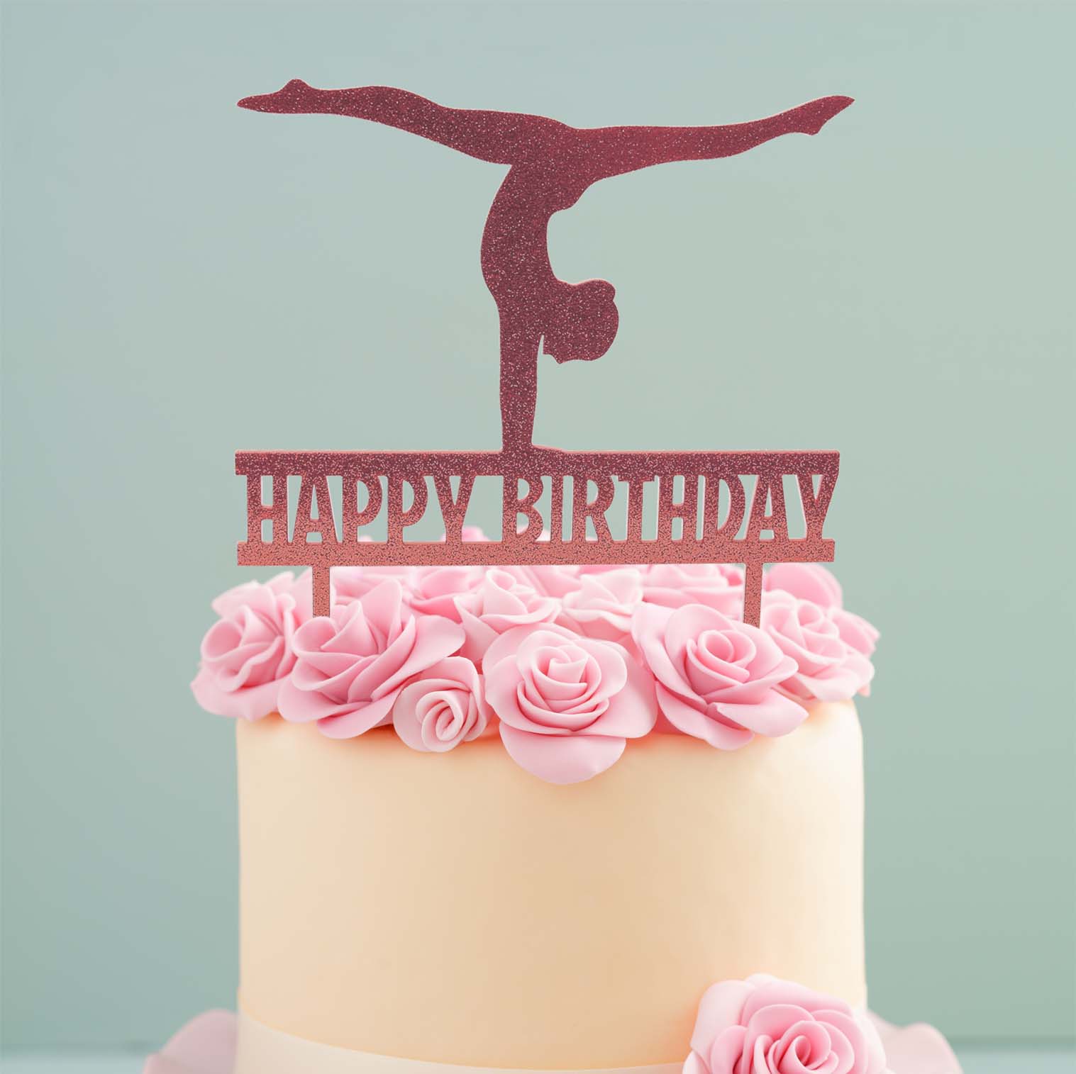 Gymnastics Birthday Cake | Gloverly Cupcakes
