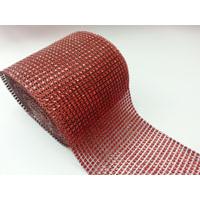 Diamante Cake Wrap 1m - Red