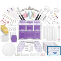 Wilton Striped Drip Cake Decorating Set with Tools & Instructions Set of 12  - Chef's Complements
