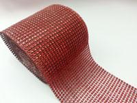 Diamante Cake Wrap 1m - Red