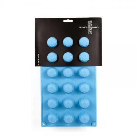 Geo 18 Hole Chocolate Silicone Mould by Sprinks